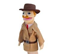Marionnette de Pompier - Peluche en Coton PP, détective Ouvrier Cuisinier, Jouet éducatif Doux | Parfaitement idéal pour Le Jeu de rôle Doctor Farmer et Les fêtes.