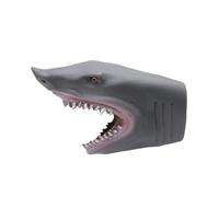 Marionnette de requin, marionnettes à main d'animaux,Jouet à main animal de dessin animé réaliste - Jeu de rôle en caoutchouc souple, marionnette à tête de, jouets à pour raconter des histoires