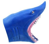 Marionnette de requin, marionnettes à main en forme d'animal réaliste et effrayant avec des dents pointues pour enfants et adultes, marionnettes à main en caoutchouc souple pour la maison, la materne