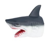 Marionnette de requin, réaliste, caoutchouc souple, pour raconter des histoires, jeu de rôle, gant tête de requin, jouet pour enfant