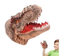Marionnette Dinosaure - Bouche Flexible 19x16cm | Mařionnette Réaliste en Caoutchouc Vinyle 0,2 Kg, Utilisez Cette Mařionnette À Main pour Raconter des Histoires Et Jouer À des Jeux De Rôle avec