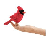 Marionnette doigt Folkmanis Mini Cardinal Rouge 1 unit