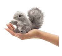 Marionnette doigts Folkmanis Mini cureuil gris 1 pi ce