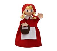 Marionnette douce au petit chaperon rouge - 30 cm - Doudou pour enfants, jeux interactifs et histoires
