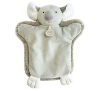 Doudou et Compagnie – Doudou marionnette à main Koala – 25 cm, Gris/Blanc – DC3619