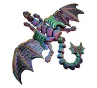 Marionnette du dragon - Marionnette réaliste avec dragons, marionnettes d'animaux imprimées en 3D Marionnettes à doigts réalistes et