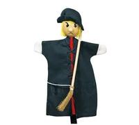 Goki Marionnette à main en peluche 2040600 – Sorcière 27 cm Noire