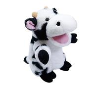 Marionnette en peluche douce, bouche de travail pour marionnette à la main - Mignon bonhommes d'animaux en peluche de 9,84 pouces | Marionnettes à doigts pour la première éducation, doigt pour