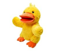 Marionnette en peluche douce, bouche de travail pour marionnette à main - Marionnettes à doigts pour animaux en peluche adorables de 9,84 pouces - Marionnettes à doigts pour la première éducation, dit