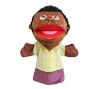 Marionnette familiale en peluche, familiale préscolaire | Conte | Poupée en peluche douce pour raconter des histoires, poupée de spectacle de théâtre avec bouche mobile pour filles et