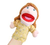 Marionnette familiale en Peluche, marionnette familiale préscolaire | Marionnette à la Maison de l’école,Marionnette en Peluche Douce pour raconter des Histoires, Spectacles de théâtre avec Bouche