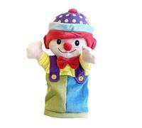 Marionnette interactive d'apprentissage clown avec design coloré qui encourage les activités de jeu de rôle et la construction de vocabulaire pour enfants pour raconter des histoires