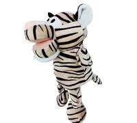 Marionnette interactive pour raconter des histoires: d'animaux en coton doux, figure en peluche réaliste, rembourrage pour paniers | 3 pi anniversaire vacances Noël Halloween cadeau école mater