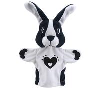 The Puppet Company - My First Puppet PC003804 Marionnette Lapin Noir et Blanc - Dès la naissance