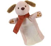 Marionnette le chien en coton brode Marron G