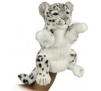 Marionnette - Léopard des Neiges - 32 cm Blanc G