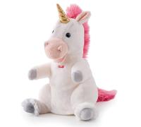 Marionnette Licorne Trudi | Marionnettes et marionnettes en Peluche pour Le théâtre Trudi. Jeu pour Les Enfants. Racontez et créez des Histoires. | 17x30x17cm S | Puppets | modèle 29910