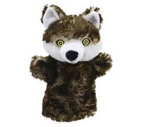 Marionnette Loup Écologique Eco Puppet Buddies ? Jeu D?imagination Pour Enfants Grey TU