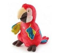 Trudi Marionnette Perroquet modèle 29930 – Peluche théâtre, jeu pour enfants, 15x24x15 cm (S)