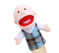 Marionnette pour la maison et l'école - Marionnette en peluche pour raconter des histoires | Marionnette familiale pour enfants | Marionnette interactive de jeu de simulation avec bouche mobile pour