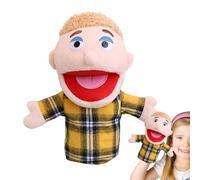 Marionnette pour la maison et l'école - Marionnette en peluche pour raconter des histoires | Marionnette familiale pour enfants | Marionnette interactive de jeu de simulation avec bouche mobile pour
