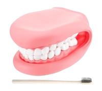 Marionnette pour - Modèle dentaire mobile en PVC multicolore, jouet éducatif, conception de marionnette pour la bouche, entraîneur interactif pour le brossage, matériau souple