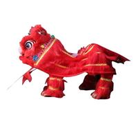 Marionnette Traditionnelle Chinoise - Marionnette de Danse du Lion avec Fils - Jouet culturel Design Artistique pour fêtes, salles de Classe, théâtre | Représentations familiales et