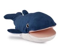 Histoire d'Ours Marionnette Baleine bleue Trésors Marins 30 cm