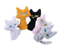 Marionnettes à doigt, marionnettes à doigts d'animaux, 5 pièces, marionnettes d'animaux pour enfants, contes et théâtre de marionnettes de jeu, peluche