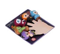 Marionnettes à Doigt pour Halloween et Noël, Accessoires pour L'heure du Conte pour bébé, Ensemble de 5 Marionnettes à Main, Personnages, Accessoires de Marionnettes à Doigt,