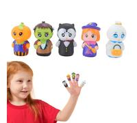 Marionnettes à Doigts d'halloween - Ensemble de 5 Mini poupées interactives d'halloween pour, Figurines éducatives, raconter des Histoires créatives pour Les | Idéal pour Les fêtes
