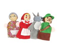 Marionnettes à Doigts,Marionnettes à Doigts Animaux, à Doigt de Conte 4 pièces - Marionnettes à Doigt éducatives, marionnettes à Doigts d'animaux de Dessin animé pour la décoration,