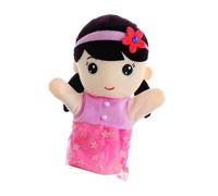 Marionnettes à la Main - Chiots Cuddly Famille Cuddly Safe - Améliore la Communication Pusti Plush pour l'anniversaire du théâtre, éducative