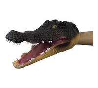 Marionnettes à main animaux crocodile caoutchouc gants de jeu pour enfant 13*22cm gris G