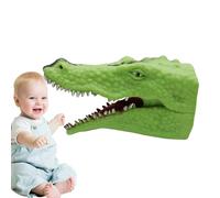 Marionnettes à main avec animaux, marionnettes à main avec requin alligator de dessin animé, jeux de rôle en tête de dinosaure, marionnettes pour activités de narration Spetta