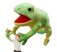 Marionnettes à main avec bouche mobile - Doudou marionnettes en peluche animale - animale douce et colorée pour théâtre d'exposition, paniers de Pâques de Noël
