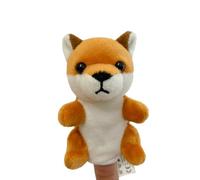 Marionnettes À Main d'animaux - Marionnettes À Doigt Renard De 9 Cm | Ensemble De Ḿarionnettes À Doigts pour L'éducation Précoce | Jouets Interactifs Mignons Ďe Marionnette d'ours en Peluche pour des