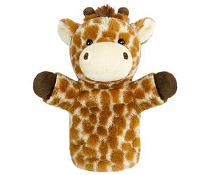Marionnettes à Main en Forme d'animaux, Accessoires de Performance en Peluche Lion et Girafe - marionnettes pour raconter des Contes pour - pour Parents Enseignants préscolaires, Salle de