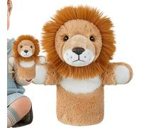 Marionnettes À Main en Peluche,Peluches Lion Girafe pour Contes | Marionnettes pour Contes Accessoires | pour Garçons Filles Préscolaires Salle De Classe Heure du Conte