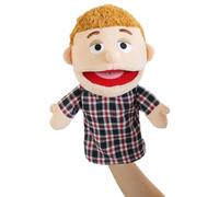 Marionnettes à main familiales - Jeu de rôle en peluche douce pour - Moufles mobiles pour raconter des histoires - Outil éducatif pour les représentations théâtrales interactives
