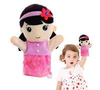 Marionnettes à Main - Jouet Interactif Membre de la Famille, Peluche Ultra-Douce pour Contes, Marionnette 24cm + Poids 100g, Fibre de Coton PP - pour Jeu et Apprentissage (Douceur Ludique)