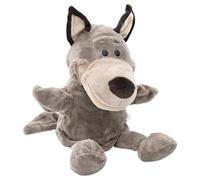 Marionnettes à Main Loup à Bouche Ouverte, Jouets d'animaux en Peluche pour Jeu de Simulation imaginatif