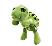 Marionnettes à main Marionnette grenouille tortue en peluche 11,81 pouces Tortues interactives en peluche mignonnes Teddy lesté portable Teddy tortue légère Adultes Bébé Enfants Cadeau d'anniversaire