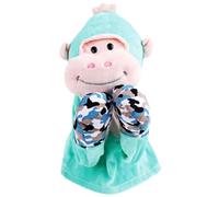 Marionnettes à main, marionnettes à main d'animaux - Kung Fu Boxing Animal Hand Puppet avec sons et action - Jouet en peluche Fanked Educational pour l'enseignement préscolaire
