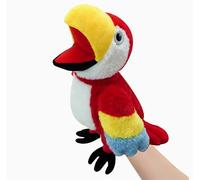 Marionnettes à Main Oiseaux pour Enfants,comprennent des perroquets, des paons, etc. avec Bouche Ouverte Mobile, parfaites pour raconter des Histoires,Les Cadeaux d'anniversaire
