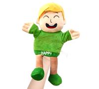 Marionnettes à main, peluche douce émotionnelle et éducative | Peluches interactives pour , salle de jeux, crèche, salle de classe, jeu de rôle, vacances