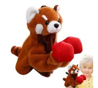 Marionnettes à main pour , animaux en peluche simulés, poupées de boxe pour apprentissage émotionnel avec bras rétractable pour à partir de 3 ans pour histoires, jeu de rôle et