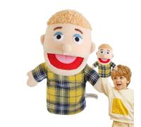 Marionnettes à main pour enfants, marionnettes à main, poupées en peluche grand-père - Poupées à histoires pour enfants, jouets de théâtre de poupées, poupées familiales douces