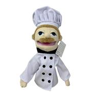 Marionnettes à main pour jeux de rôle - Marionnette de pompier - Cuisinier, pompier, agriculteur, ouvrier, détective, médecin, jouet en peluche | Jouet interactif d'éducation précoce entre parents E