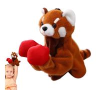 Marionnettes Animales, Jouet en Peluche Réaliste, Marionnettes Éducatives Émotionnelles avec Bras Rétractable 3 Ans et Plus Jeu de Rôle Contes Activités Festives